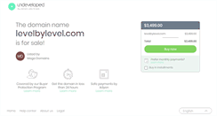 Desktop Screenshot of levelbylevel.com